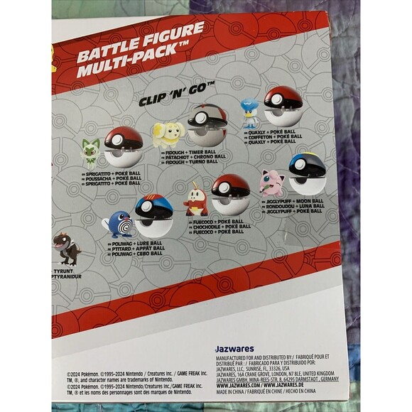 Pokemon Battle Ready 6 Figure Multi-Pack Pikachu Cleffa Omanyte Kabuto Geodude - Picture 10 of 11